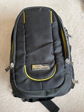 National Geographic Black and Yellow Explorer Sling camera bag